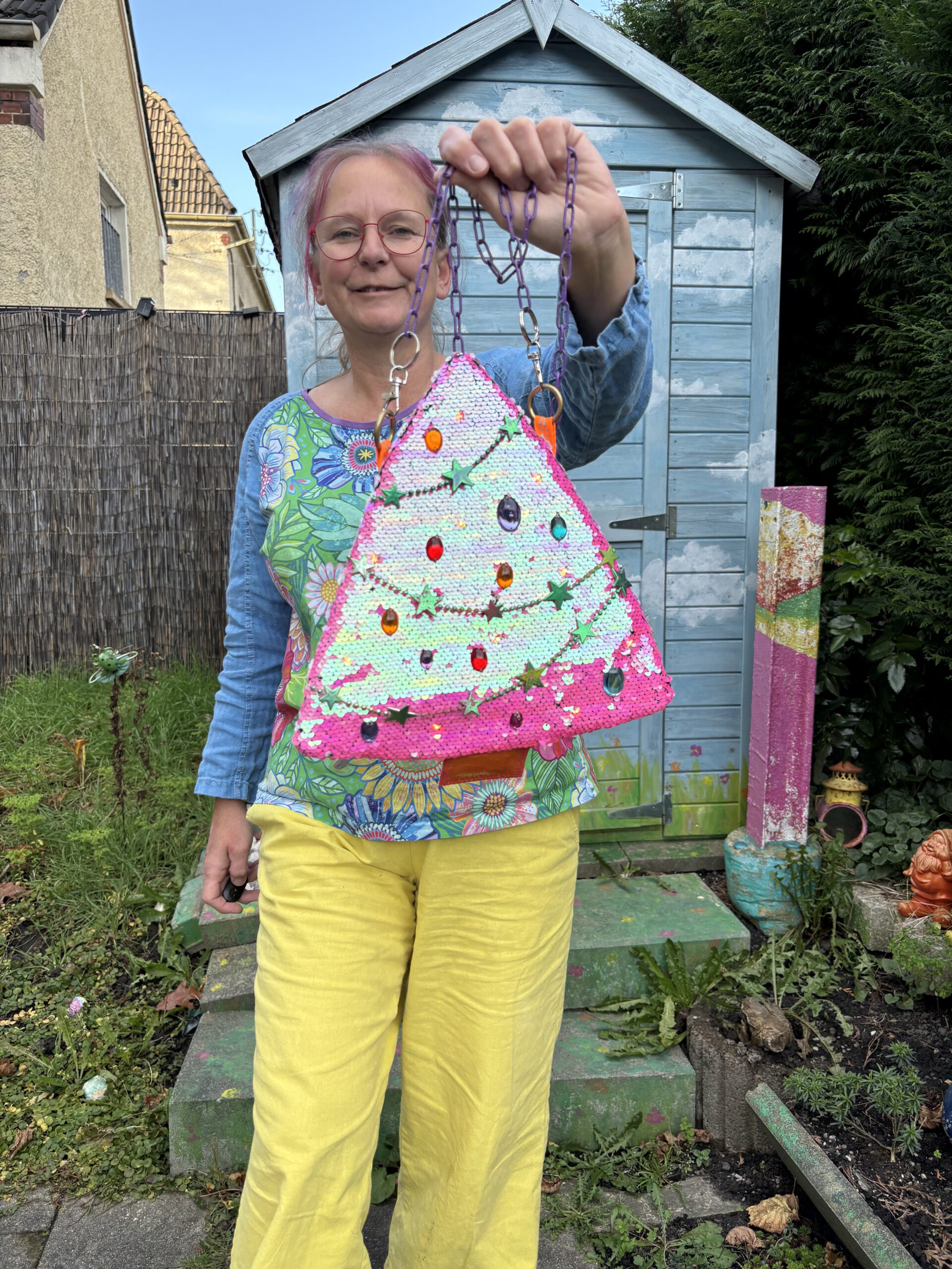 LED Weihnachtsbaumtasche Schnittmuster / E-Book – Bild 5