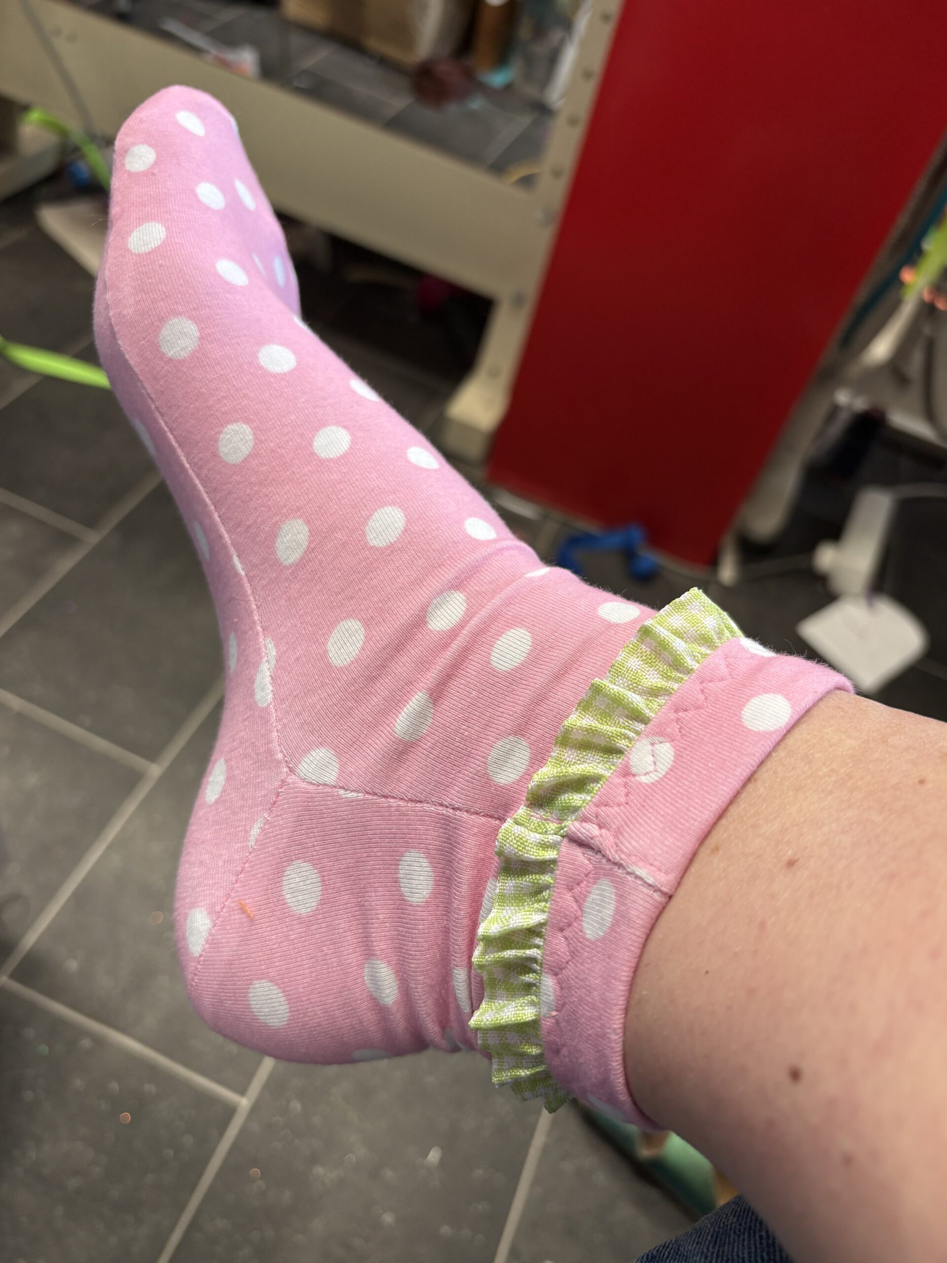 Patternhack Skrok-Sock mit Rüsche